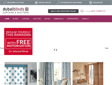 Tablet Screenshot of dubaiblinds.com